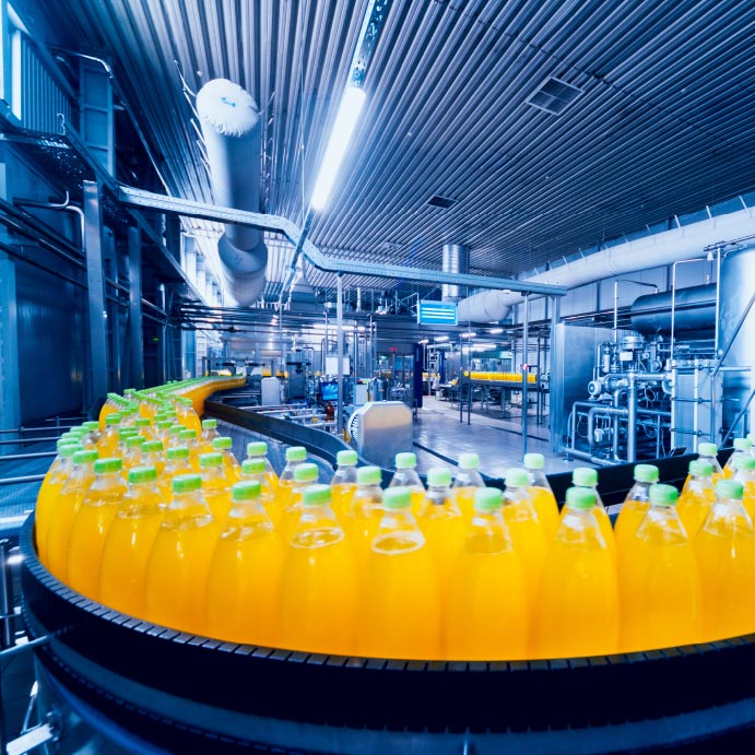 Bottle packaging processing plant